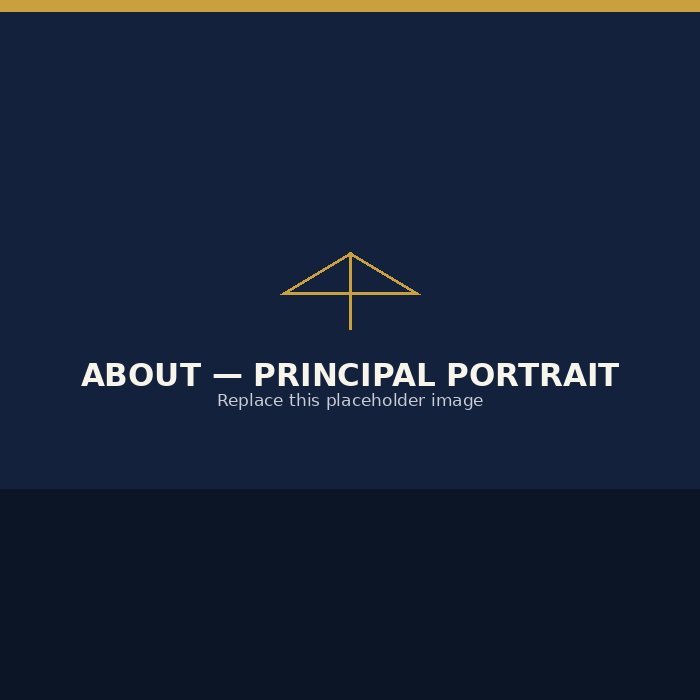 Portrait of the Principal
