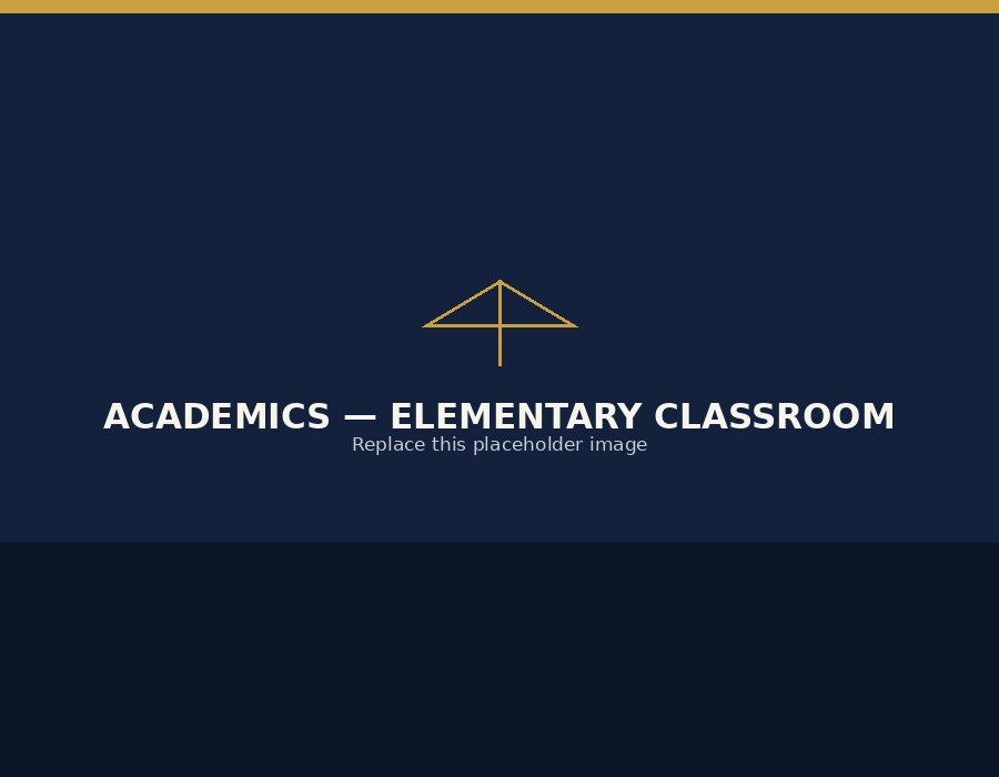Elementary students in class
