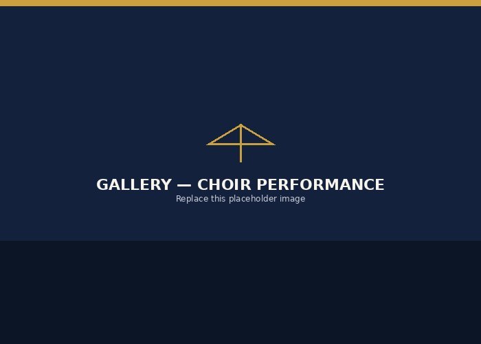 Choir performance